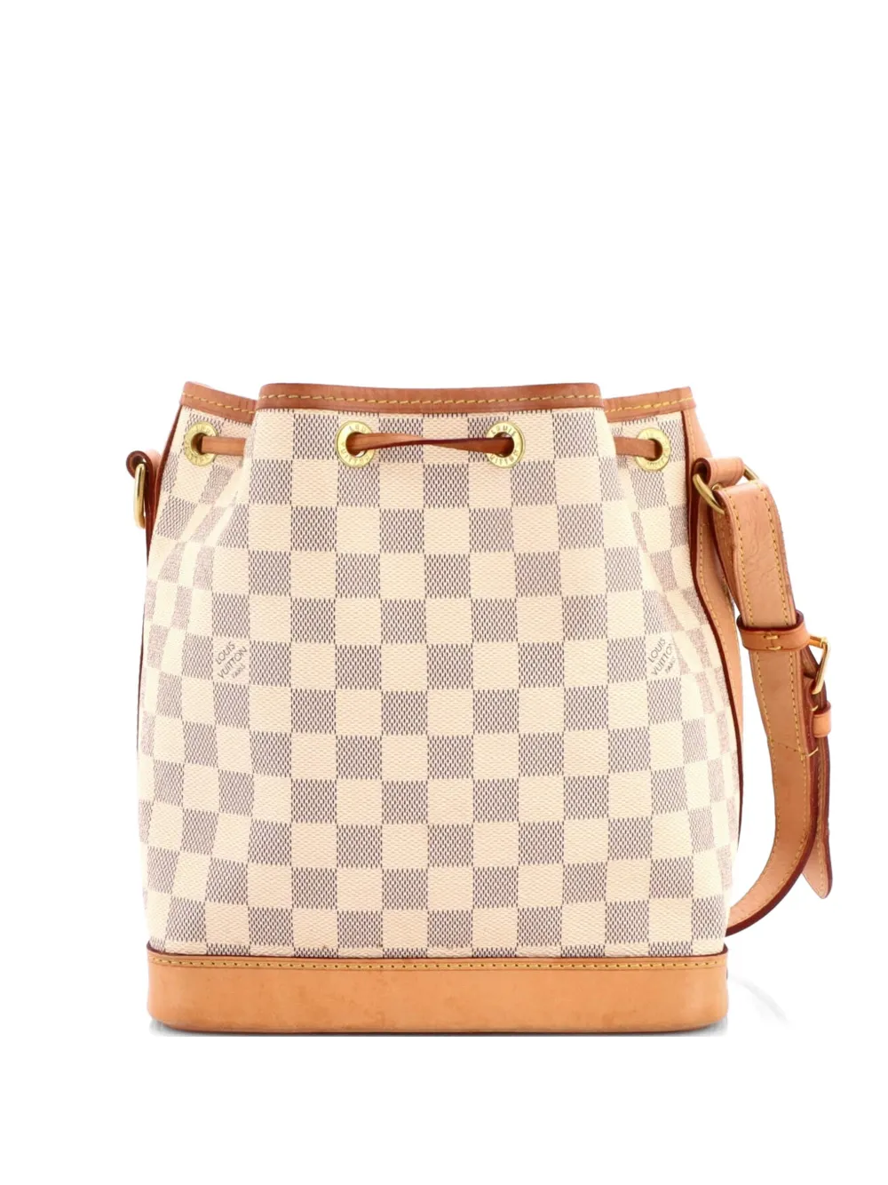 Louis Vuitton Pre-Owned Borsa a secchiello Noe Damier BB - Bianco