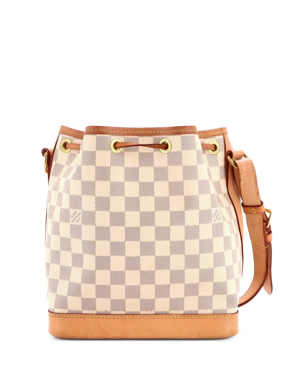 Louis Vuitton Pre-Owned Borsa a secchiello Noe Damier BB - Bianco