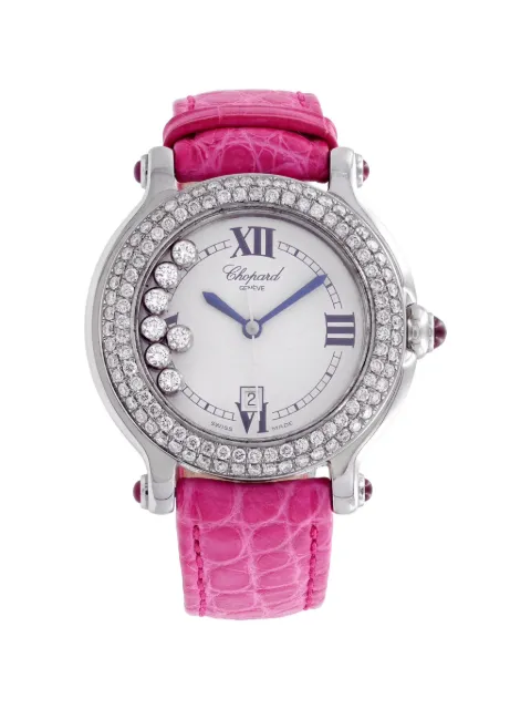 Chopard Pre-Owned Happy Sport diamond 26mm watch