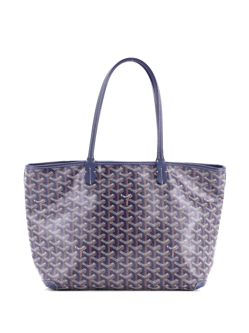 Goyard Pre-Owned Borsa a spalla Artois MM in tela cerata - Blu