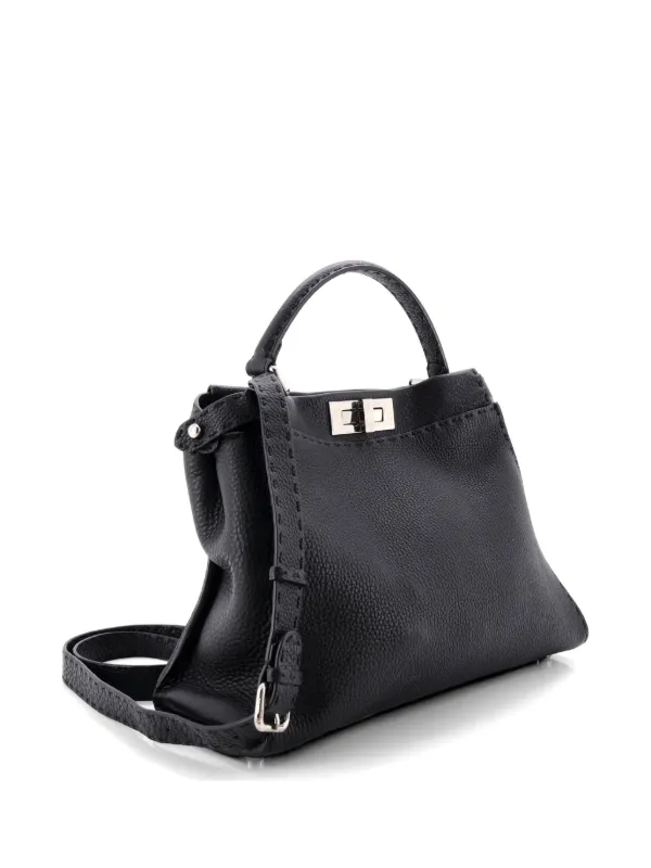 Fendi Pre-Owned セレリア ピーカブー レザー ミディアム サッチェル 