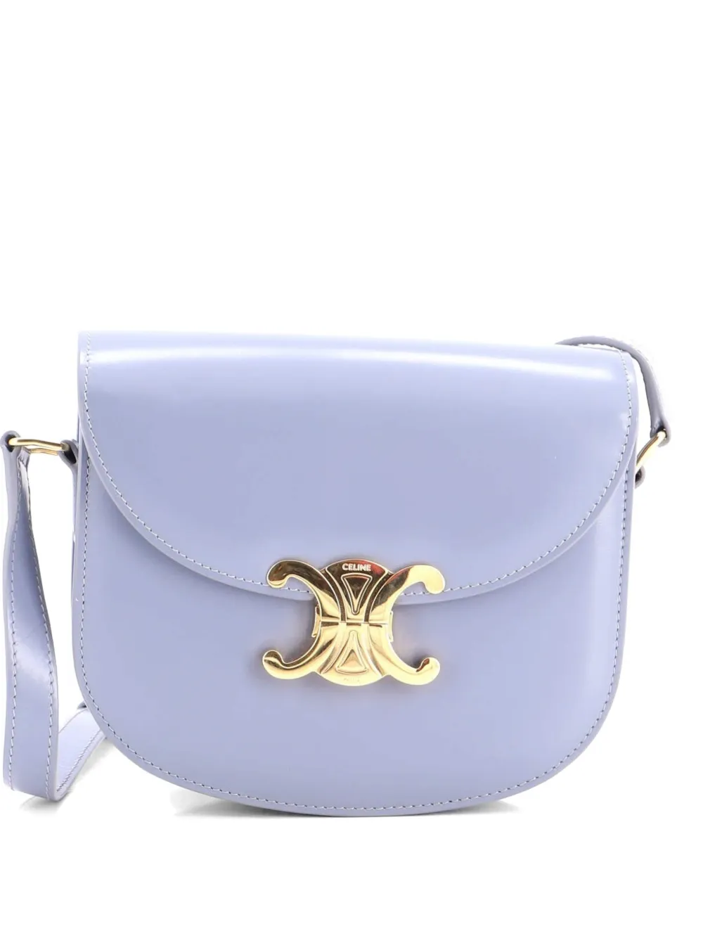 Celine Pre-Owned Borsa a spalla Triomphe Besace Clea in pelle - Blu
