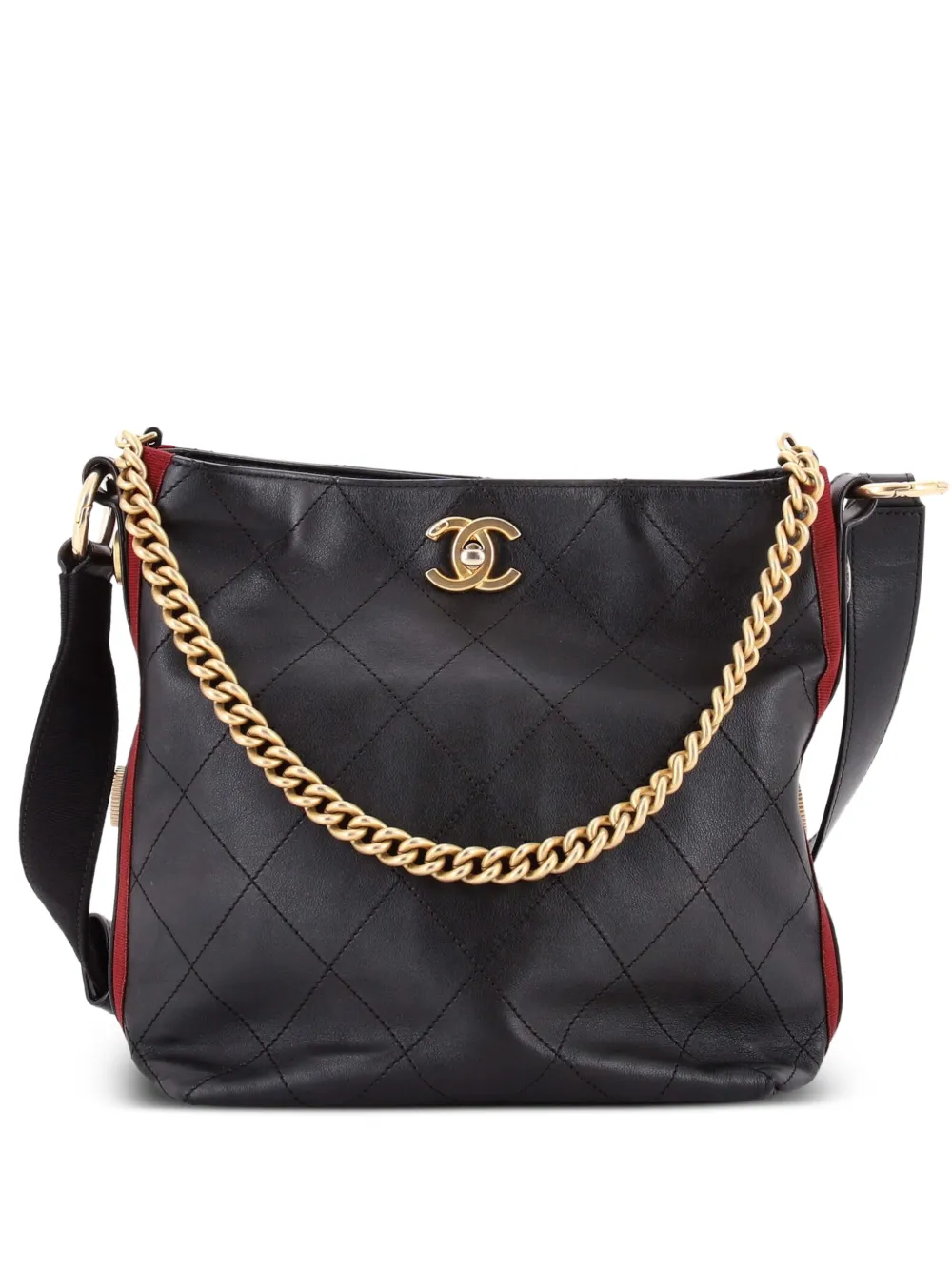 CHANEL Pre-Owned Borsa passepartout trapuntata - Nero