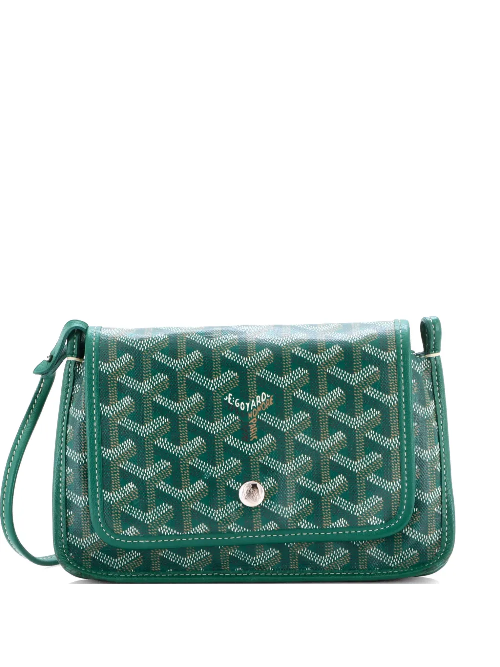 Goyard Pre-Owned Plumet Clutch Wallet Coated Canvas crossbody bag - Grün