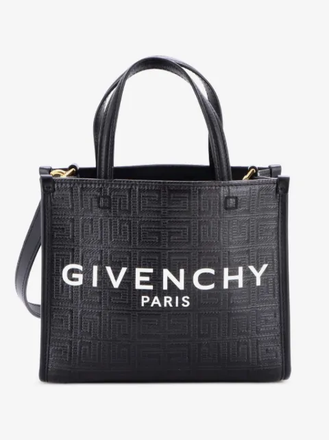 Givenchy Pre-Owned G- 4G Embossed Coated Canvas Mini tote bag