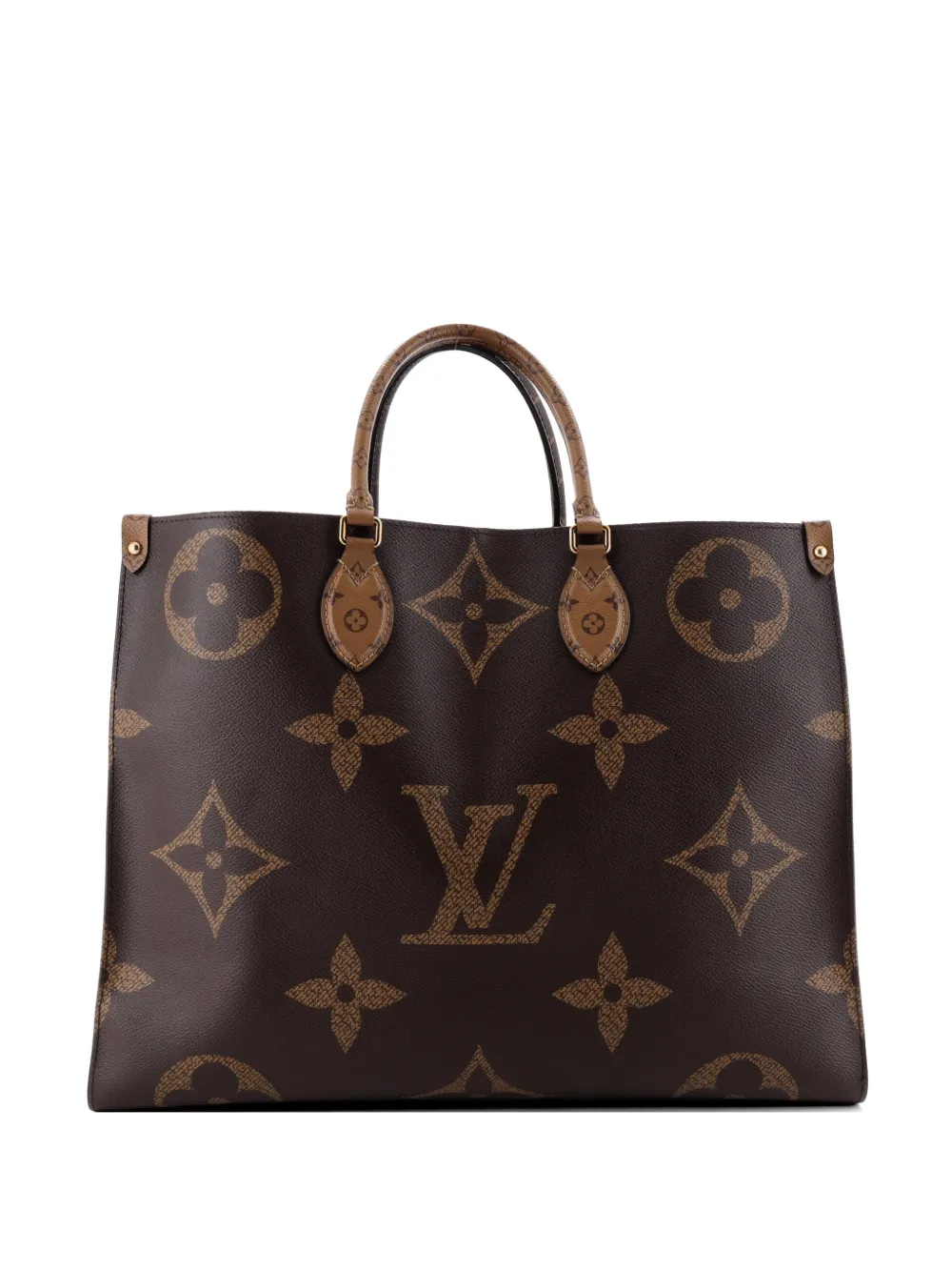 Louis Vuitton Pre-Owned Borsa tote OnTheGo Reverse Monogram Giant GM - Marrone