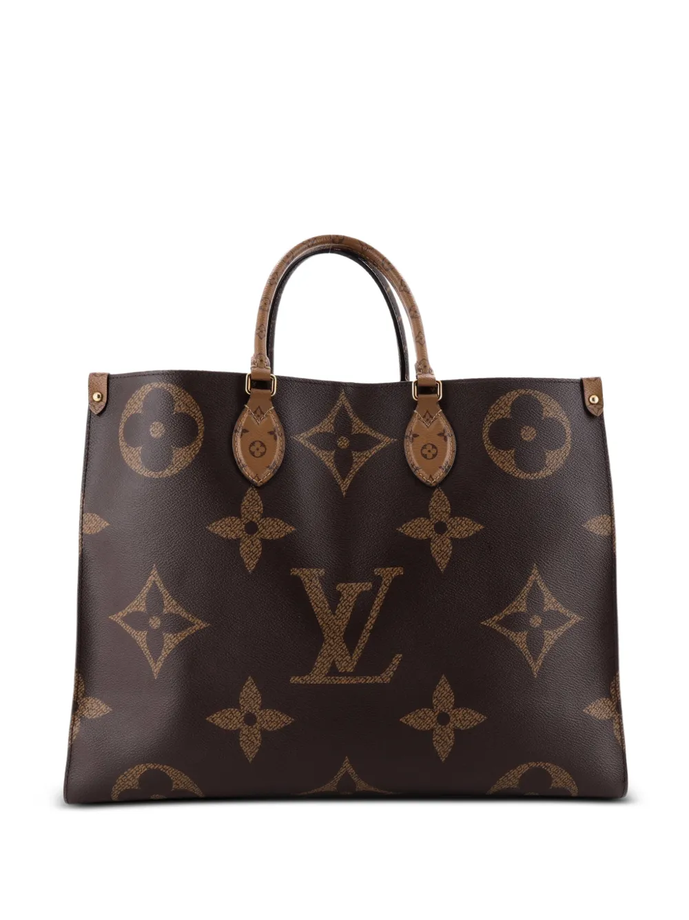 Louis Vuitton Pre-Owned Borsa tote OnTheGo Reverse Monogram Giant GM - Marrone