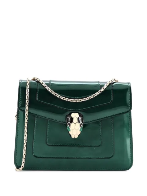 Bvlgari Pre-Owned Serpenti Forever Square Patent Small shoulder bag