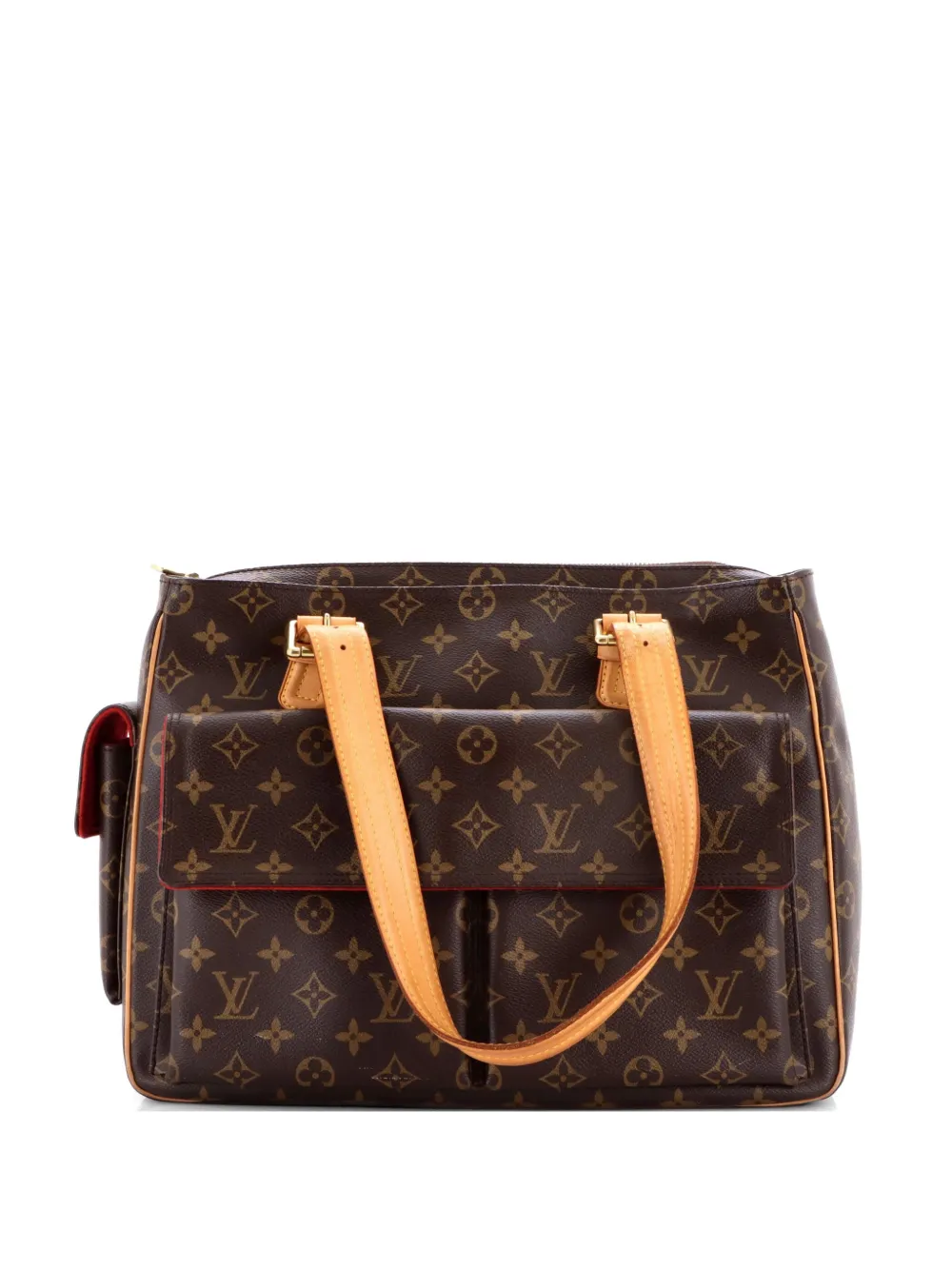 Louis Vuitton Pre-Owned Multipli Cite Handbag Monogram Canvas satchel - Braun