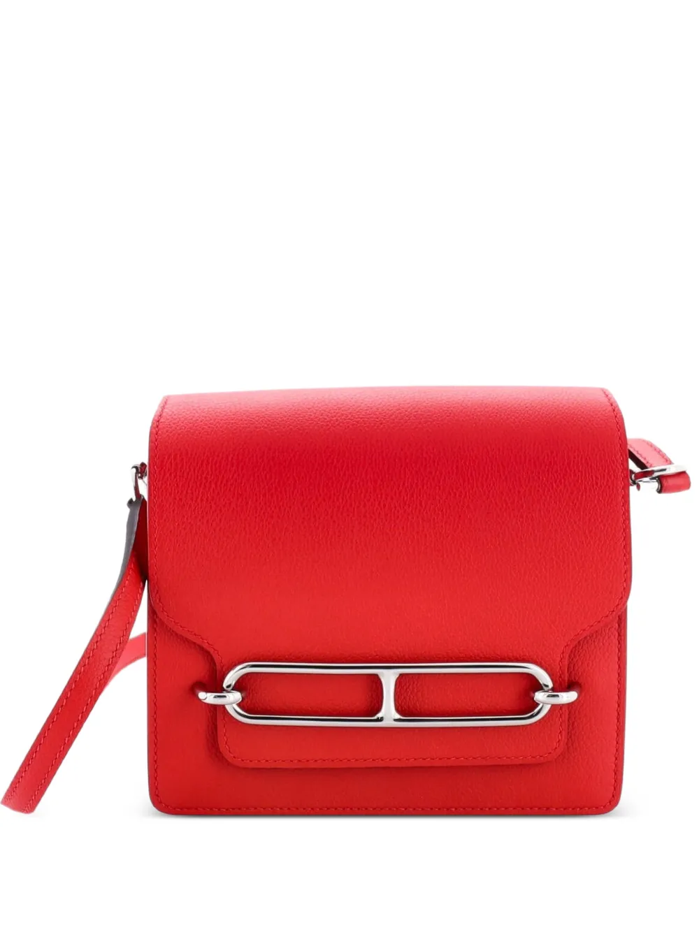 Hermès Pre-Owned Borsa a tracolla Roulis Bag in pelle Evercolor 18 - Rosso