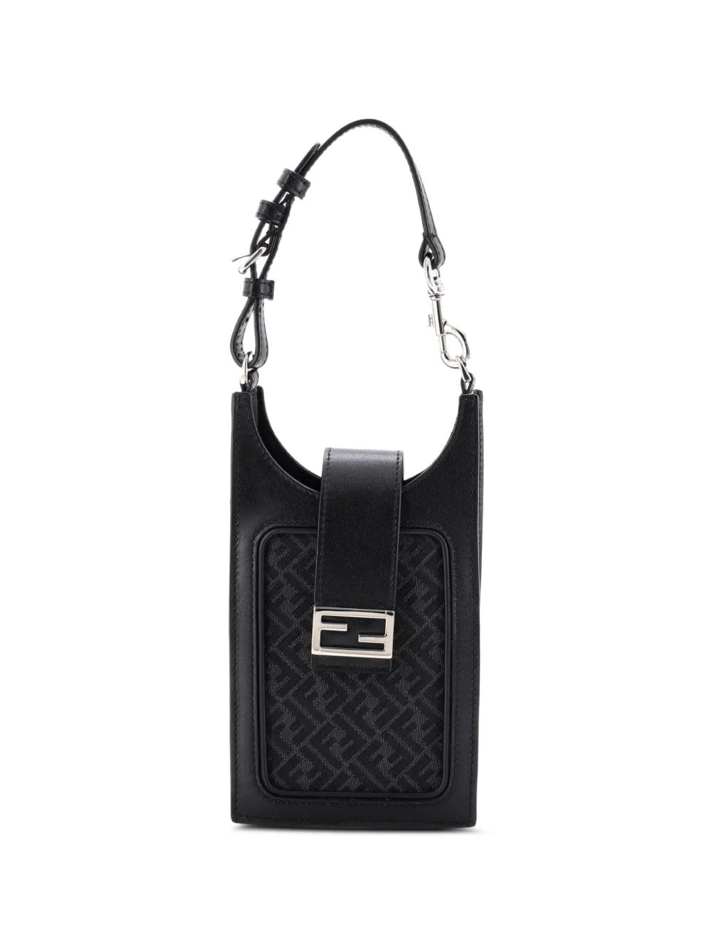 Fendi Pre-Owned Borsa a spalla con motivo Zucca - Nero