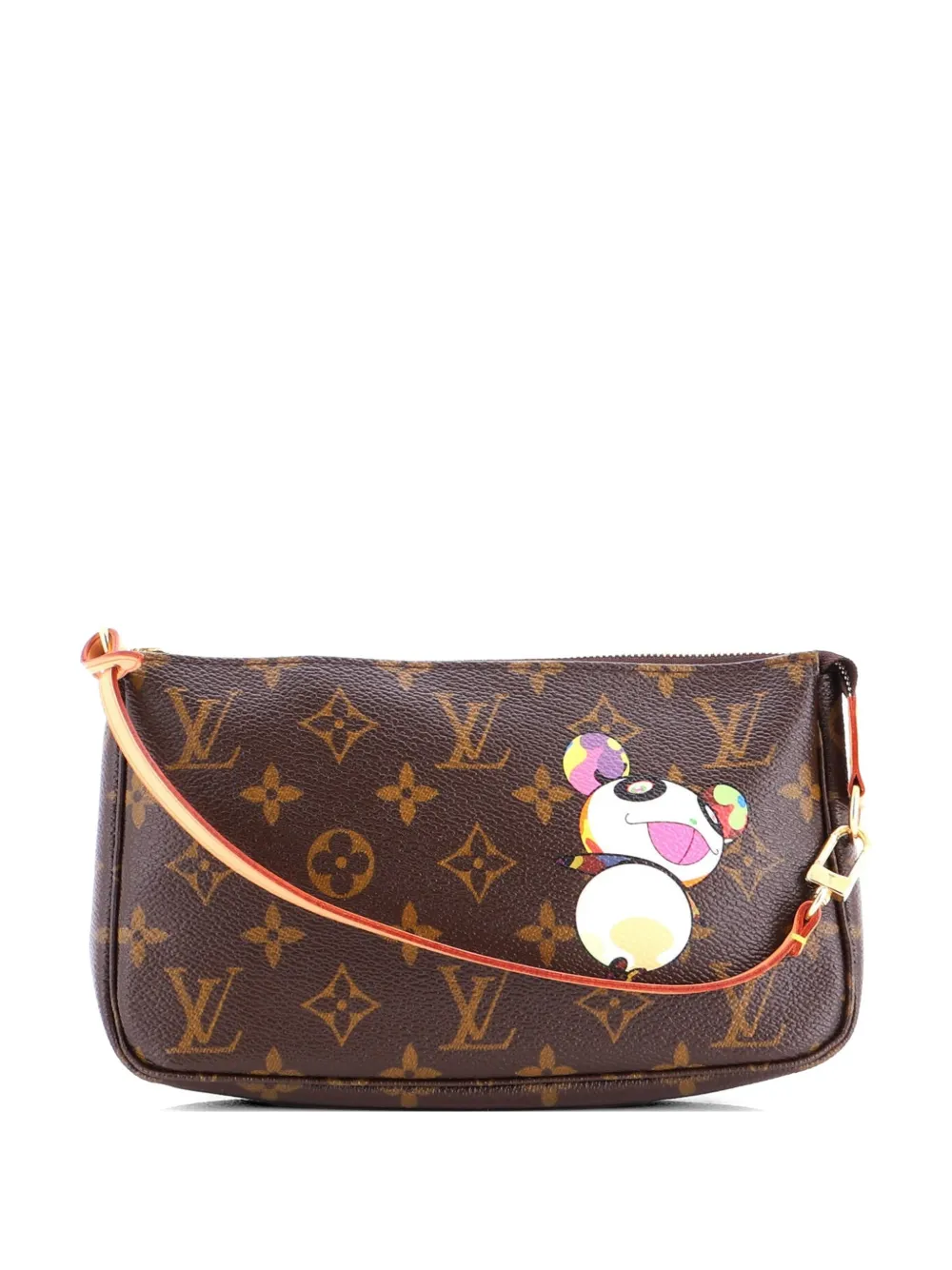Louis Vuitton Pre-Owned Pochette Accessoires Limited Edition Monogram Murakami Panda clutch bag - Marrone