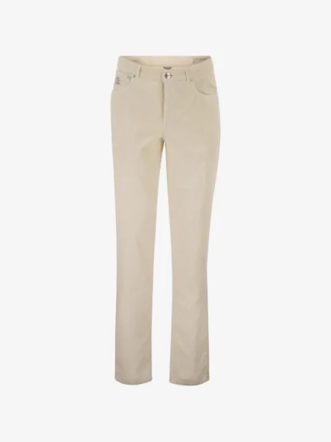 Brunello Cucinelli five-pocket corduroy trousers