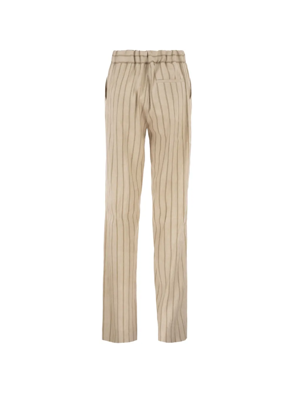 Antonelli Broek met krijtstreep Beige