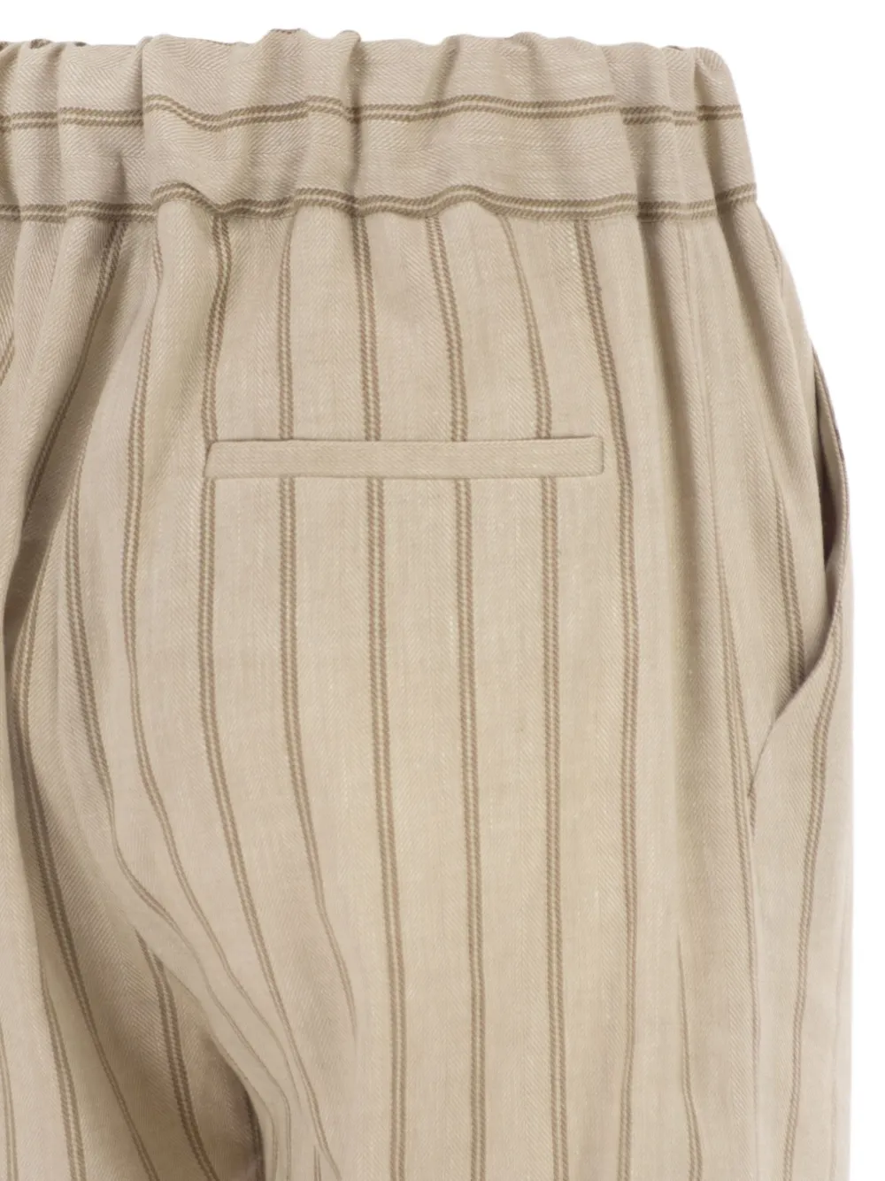 Antonelli Broek met krijtstreep Beige
