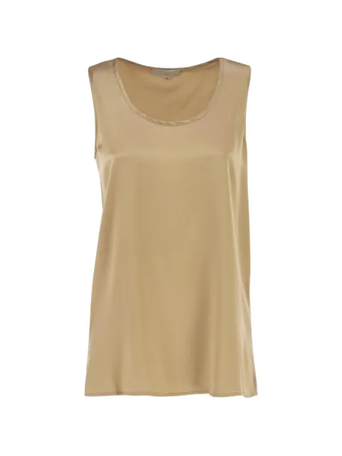 Antonelli sleeveless satin-finish top