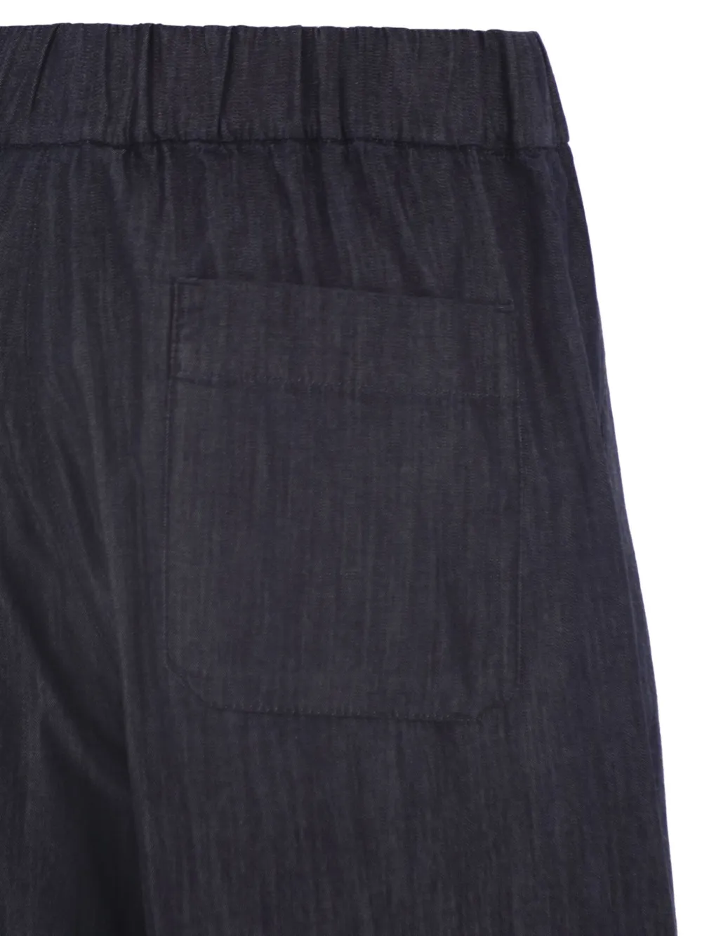'S Max Mara Jeans met wijde pijpen en trekkoord Blauw