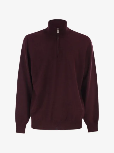 Brunello Cucinelli quarter-zip cashmere sweater