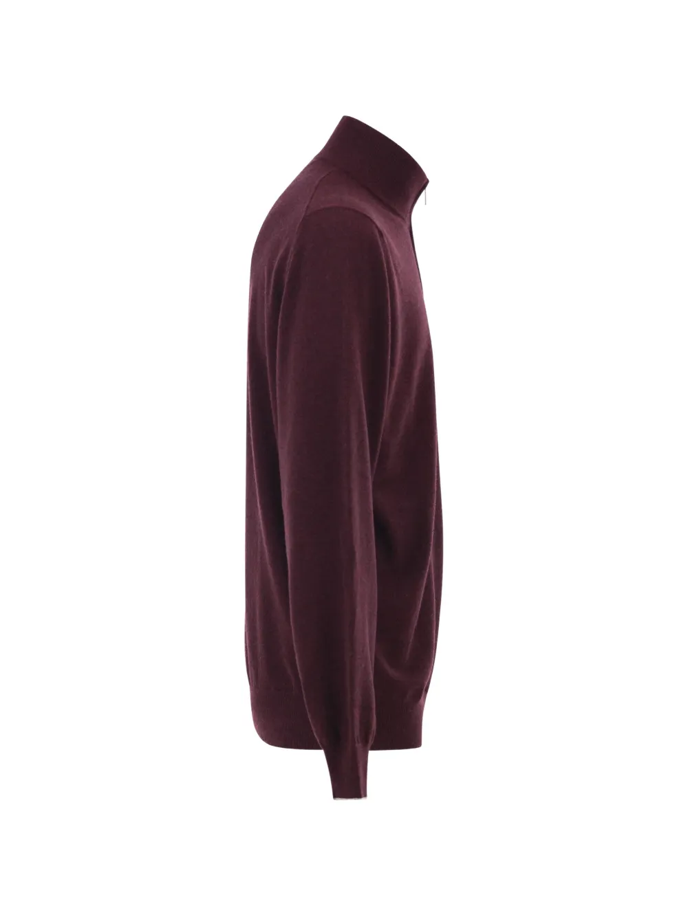 Brunello Cucinelli Kasjmier trui met rits Rood