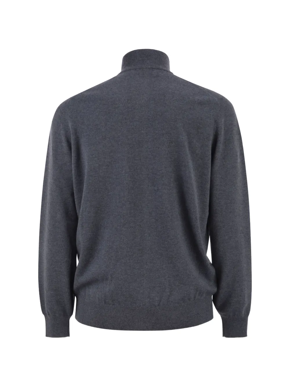 Brunello Cucinelli Vest met hoge hals en rits Grijs