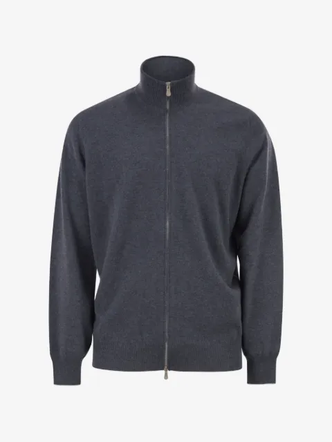 Brunello Cucinelli high-neck zip-up cardigan