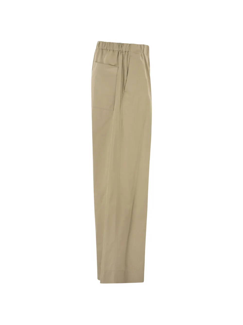 Weekend Max Mara Broek met wijde pijpen Beige