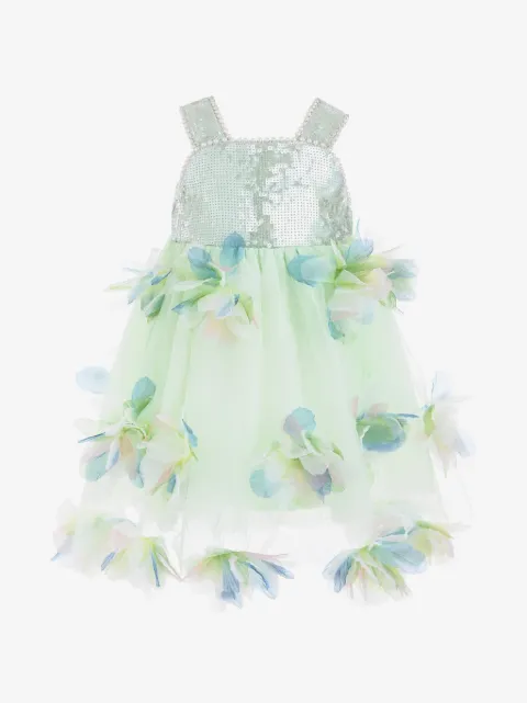 Mimi Tutu robe courte brodée de sequins
