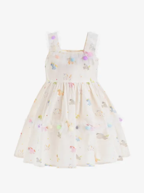 Mimi Tutu robe à imprimé animalier