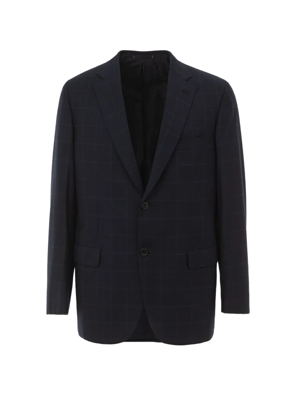 Brioni check wool blazer