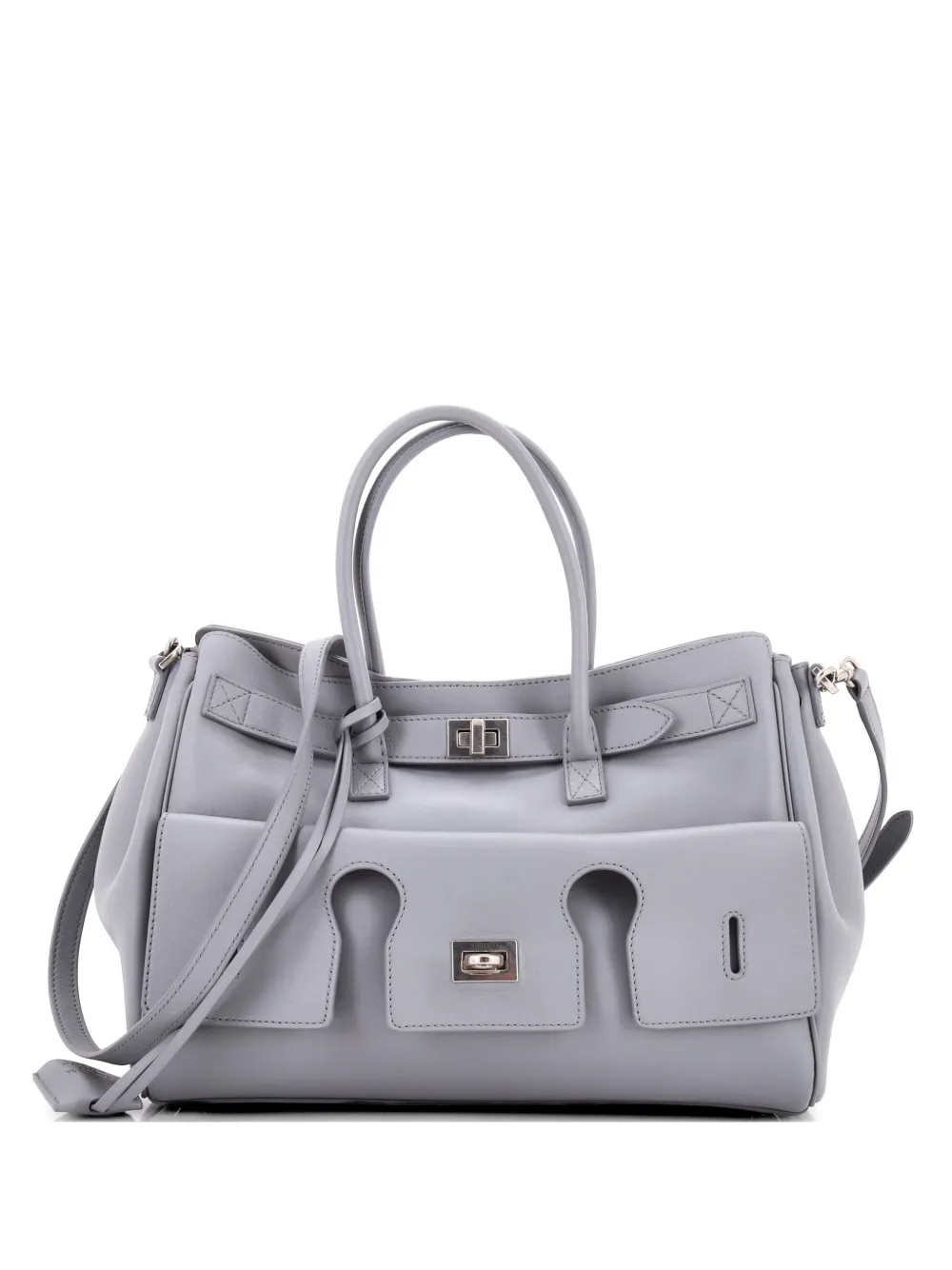 Balenciaga Pre-Owned Borsa tote Bel Air Carry All Bag piccola - Grigio