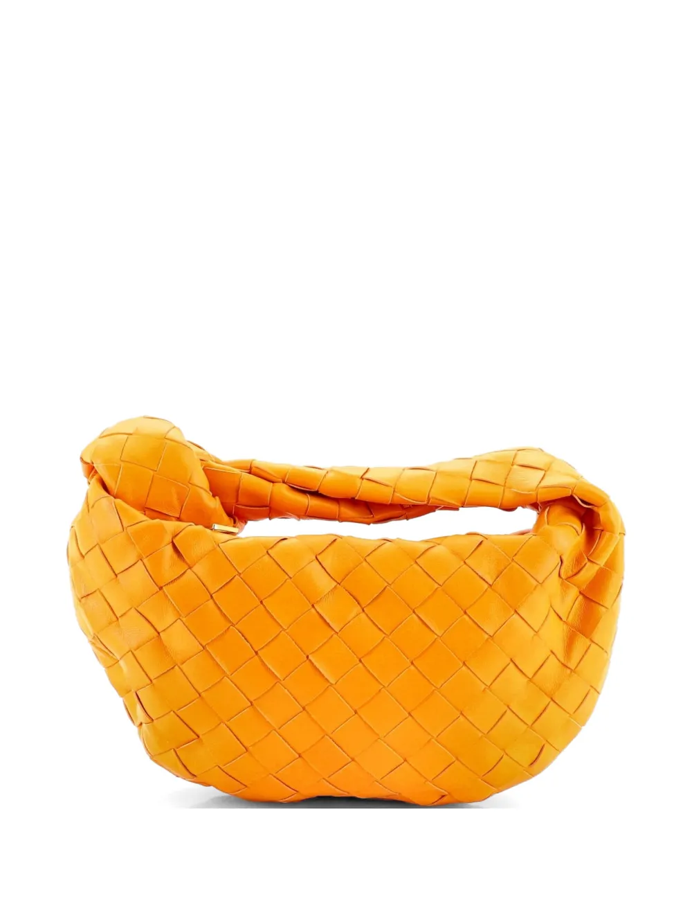 Bottega Veneta Pre-Owned BV Jodie Intrecciato Nappa Mini hobo bag - Orange
