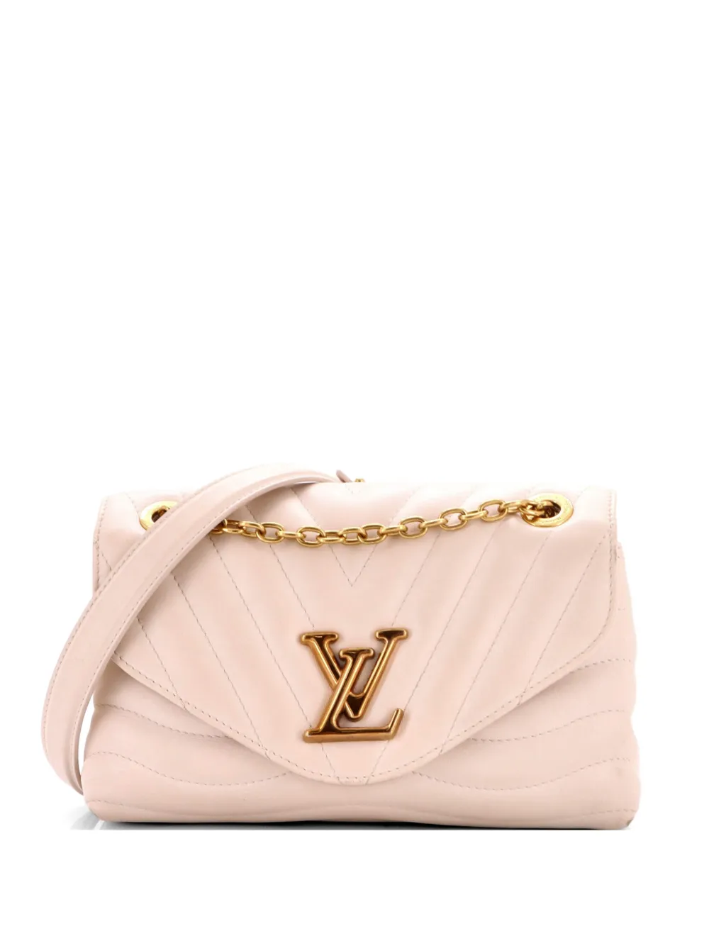 Louis Vuitton Pre-Owned New Wave Chain Bag NM Quilted Leather MM crossbody bag - Toni neutri