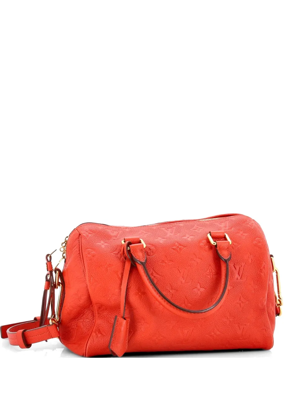 Louis Vuitton Pre-Owned Speedy Bandouliere Bag Monogram Empreinte Schultertasche 25cm - Orange