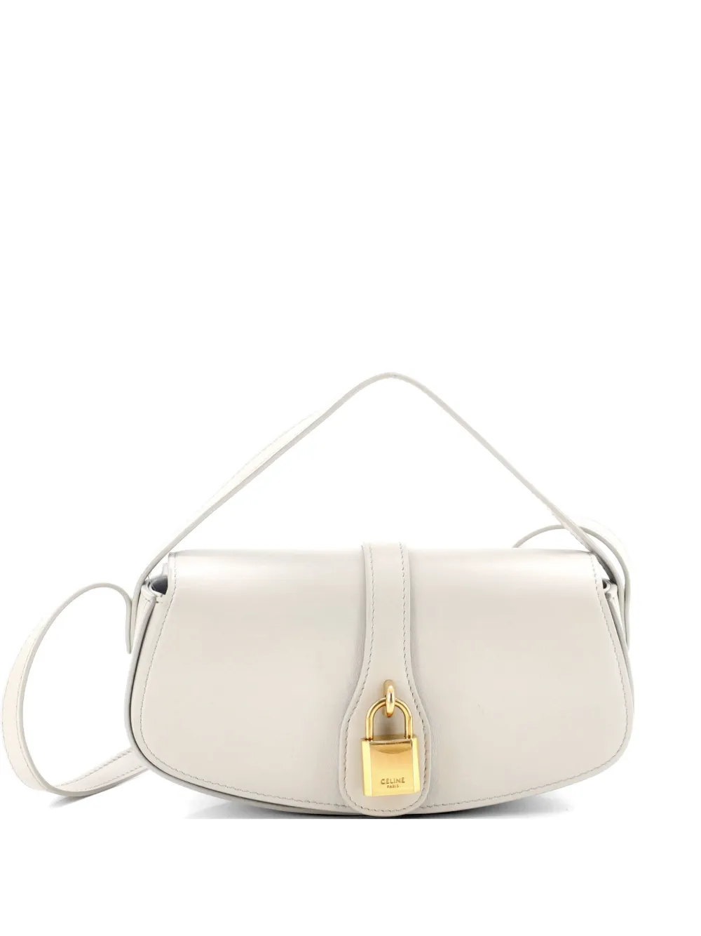 Celine Pre-Owned Tabou Clutch with Strap Smooth Calfskin shoulder bag - Neutrals