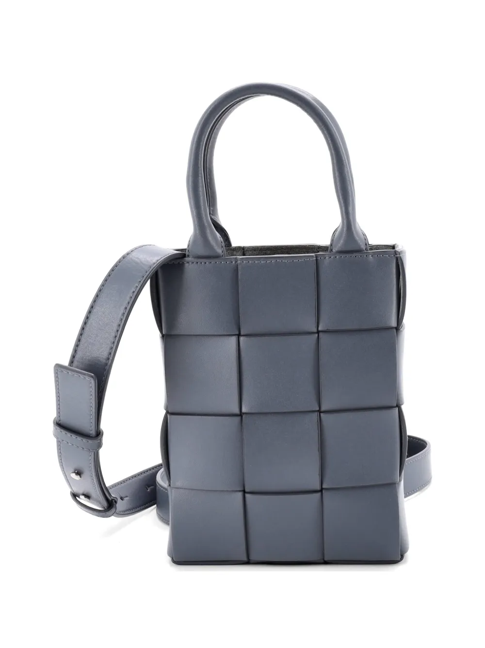 Bottega Veneta Pre-Owned Borsa tote Cassette Convertible Maxi Intrecciato mini - Blu