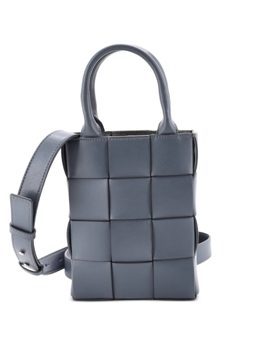 Bottega Veneta Pre-Owned Borsa tote Cassette Convertible Maxi Intrecciato mini - Blu