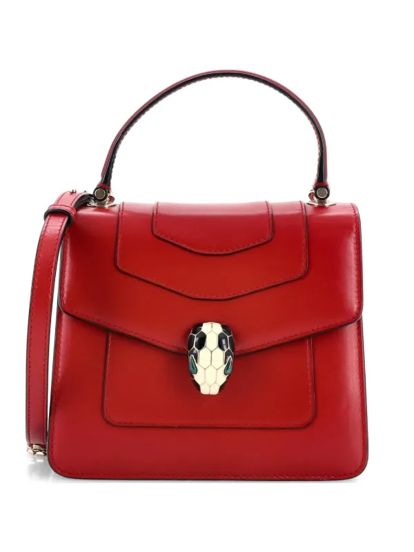 Bvlgari Pre-Owned セルペンティ フォーエバー トップハンドル レザー