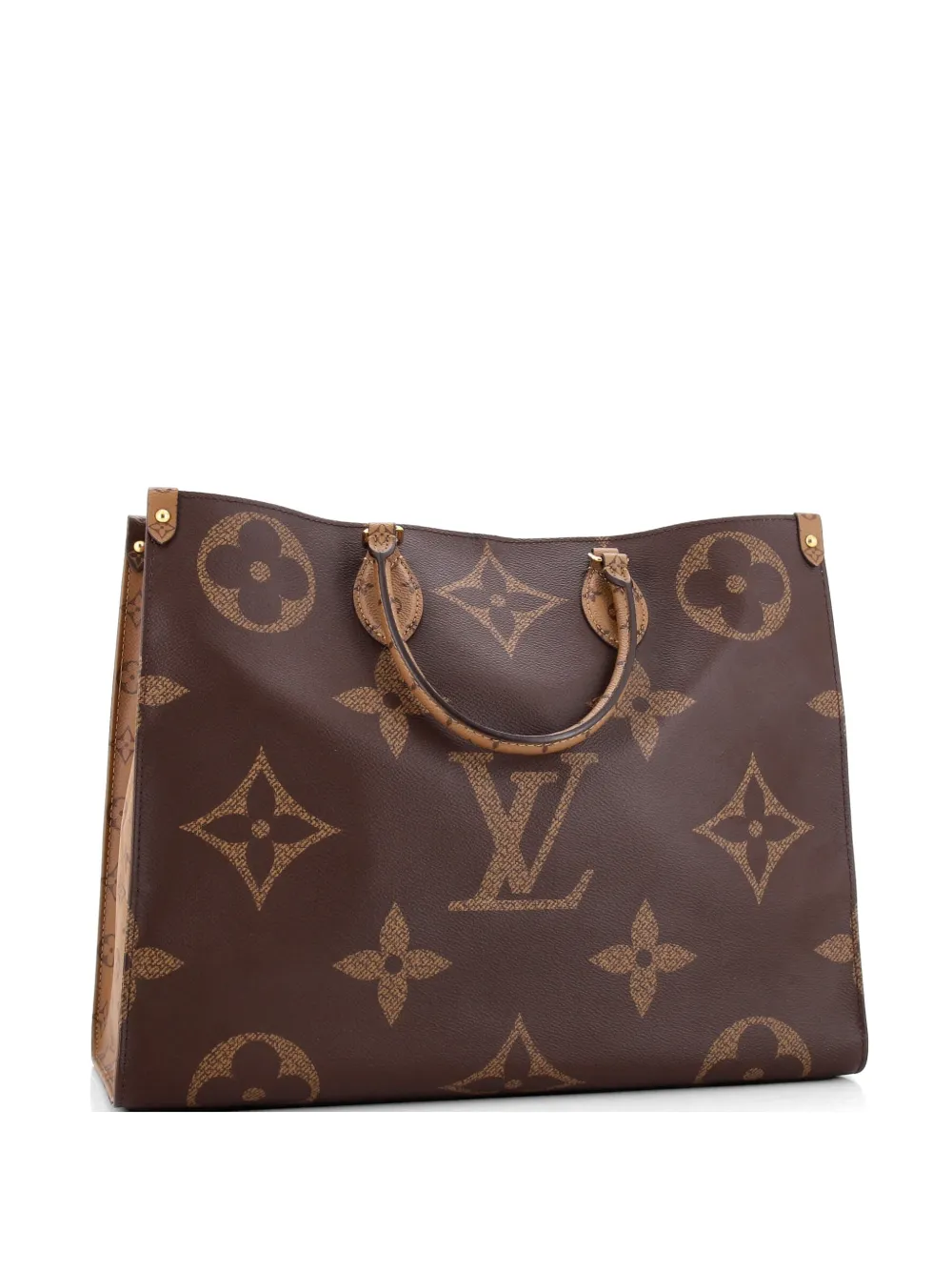 Louis Vuitton Pre-Owned Borsa tote OnTheGo Reverse Monogram Giant GM - Marrone