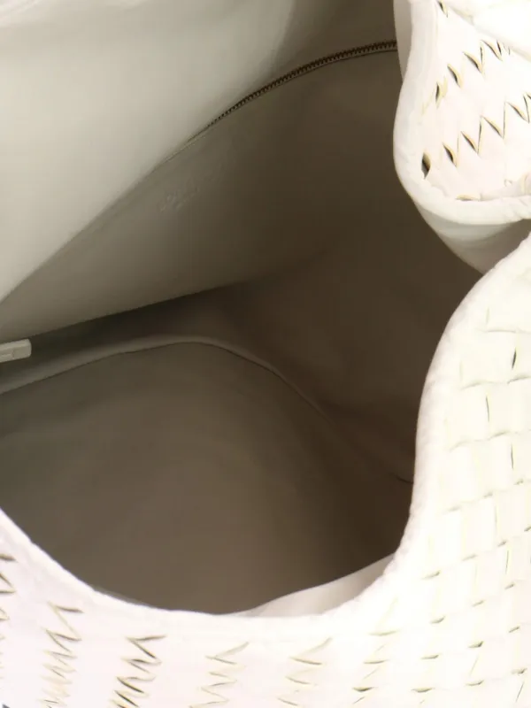 Bottega Veneta Pre-Owned ホップ イントレチャート レザー ラージ