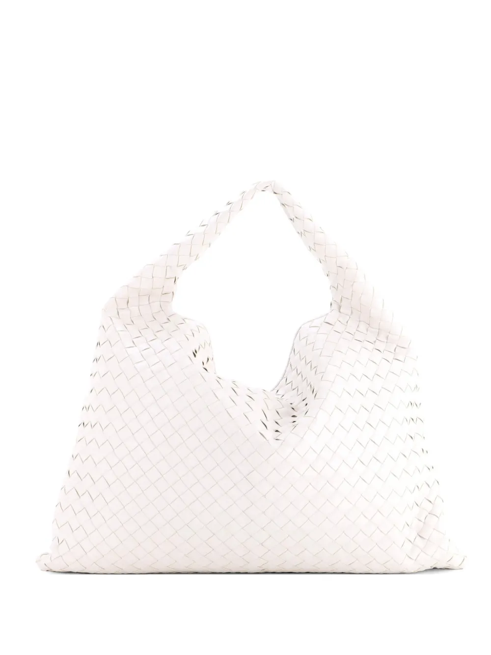 Bottega Veneta Pre-Owned Borsa passepartout grande con design Intrecciato - Bianco