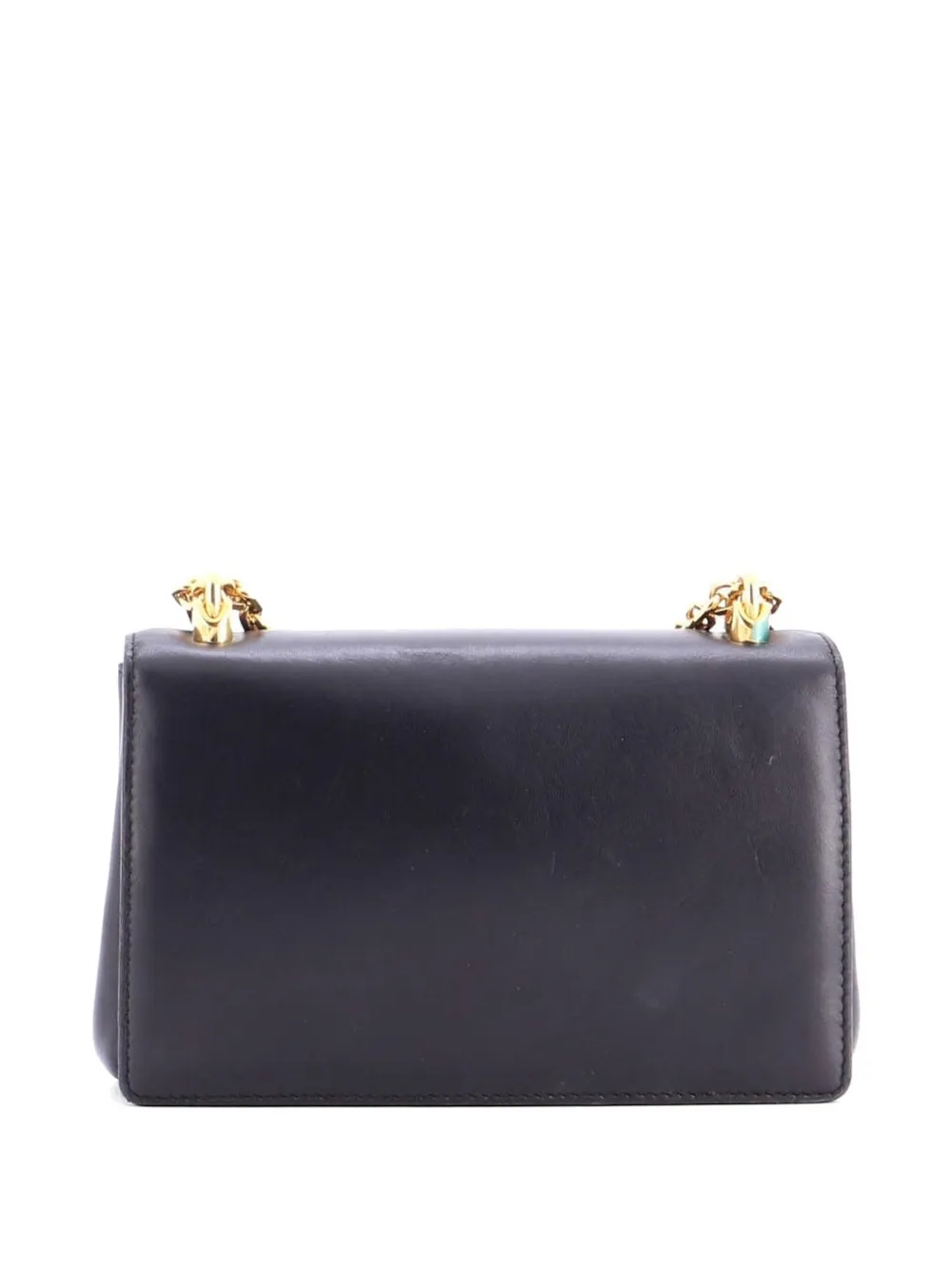  Dolce & Gabbana Pre-owned Borsa A Tracolla Dg Girls Piccola In Pelle Con Decorazione E Battente - Nero 