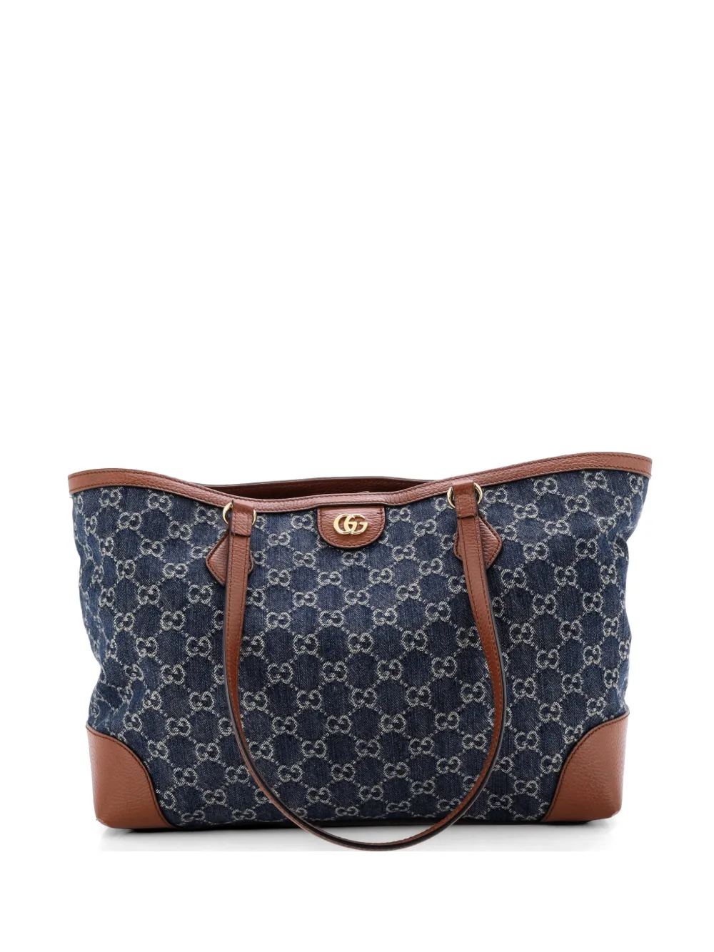 Gucci Pre-Owned Ophidia Shopping GG Denim Medium tote bag - Blue