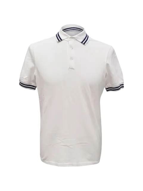 Brunello Cucinelli Vintage polo con detalle de rayas