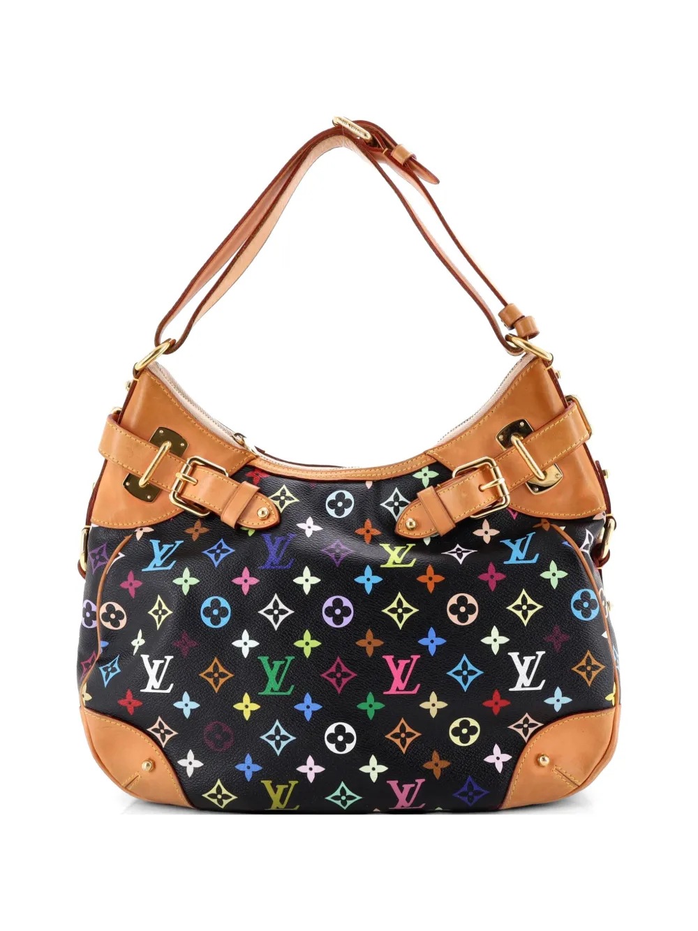 Louis Vuitton Pre-Owned Borsa passepartout Greta con monogramma multicolore - Nero