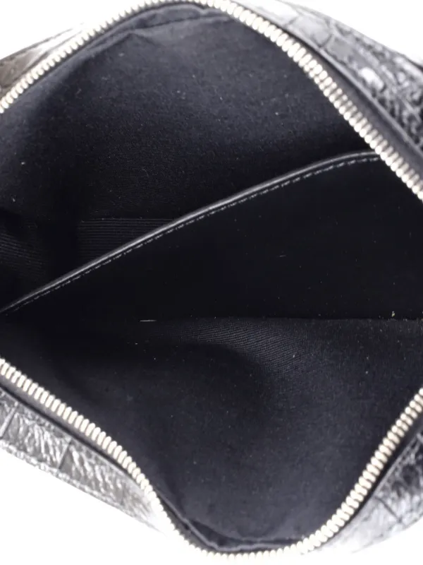 Celine Pre-Owned Horizontal Phone Pouch Crocodile Embossed Leather