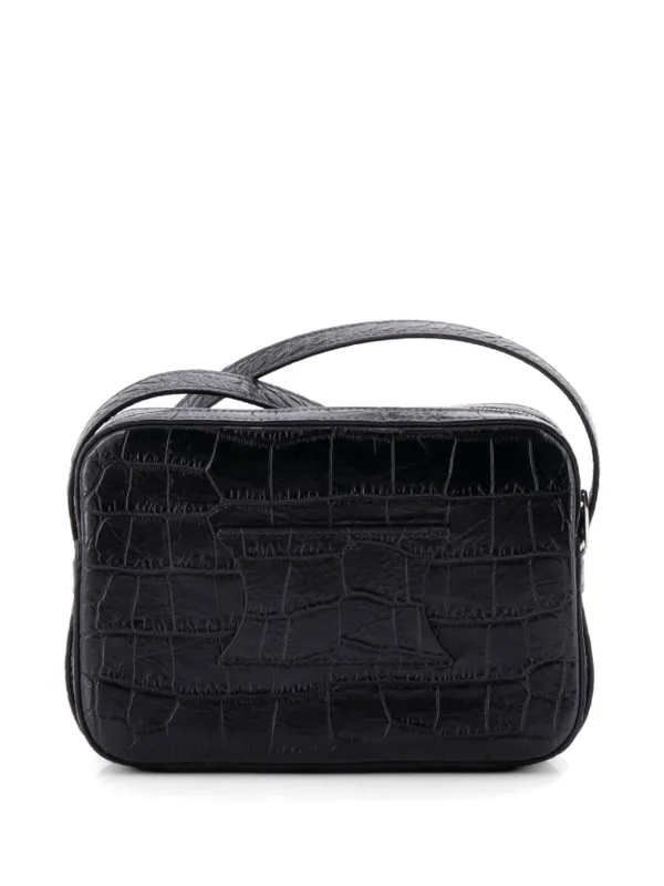 Celine Pre-Owned Horizontal Phone Pouch Crocodile Embossed Leather