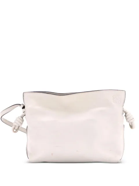Loewe Pre-Owned 플라멩코 매듭 클러치 레더 미니 크로스 백