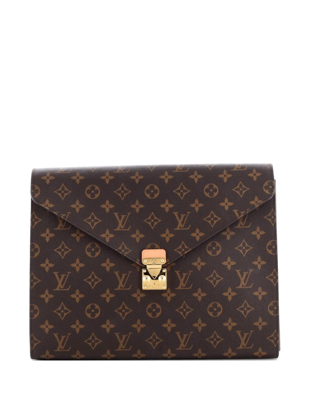 Louis Vuitton Pre-Owned Clutch Mark con monogramma - Marrone
