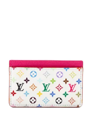 レディース LOUIS VUITTON マルチカラー 長財布 村上隆 ホワイト