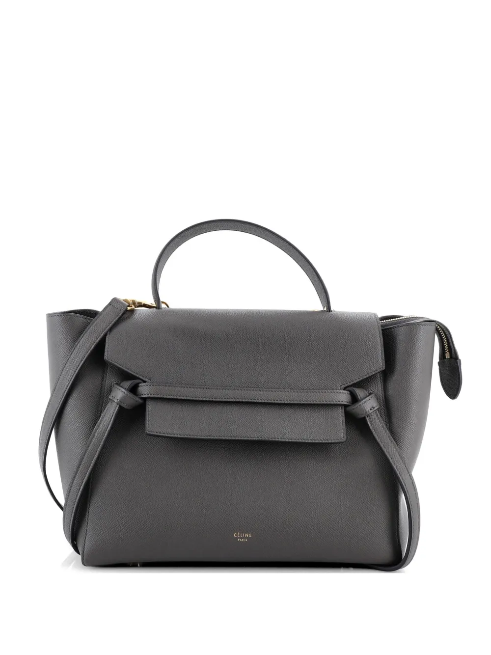 Celine Pre-Owned Belt Bag Textured Leather Mini shoulder bag - Grey